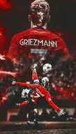 Podkładki pod mysz - PODKŁADKA POD MYSZ Nadruk 22x18cm Antoine Griezmann Atletico Madryt Prezent - miniaturka - grafika 1