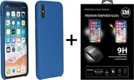 Etui i futerały do telefonów - Etui silikonowe + osłona z folii pancernej 9H Przyzwoite etui na telefon komórkowy @cofi1453 Niebieski iPhone 7 Plus - miniaturka - grafika 1