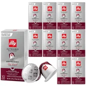 Kawa w kapsułkach i saszetkach - ZESTAW KAPSUŁKI NESPRESSO ILLY INTENSO 100% ARABICA 100 SZTUK DO EKSPRESU - miniaturka - grafika 1