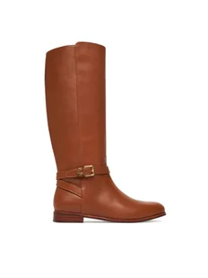 LAUREN RALPH LAUREN Oficerki Brooke Tll 2 Bo Tal 802974383001 Brązowy - Kozaki damskie - miniaturka - grafika 1