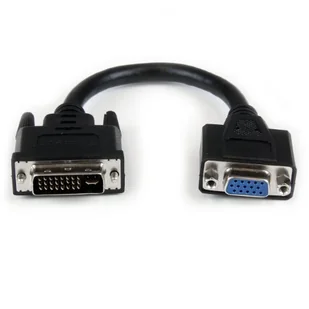 StarTech Adapter AV 8 DVI TO VGA Adapter M/F - DVIVGAMF8IN - Adaptery i przejściówki - miniaturka - grafika 1