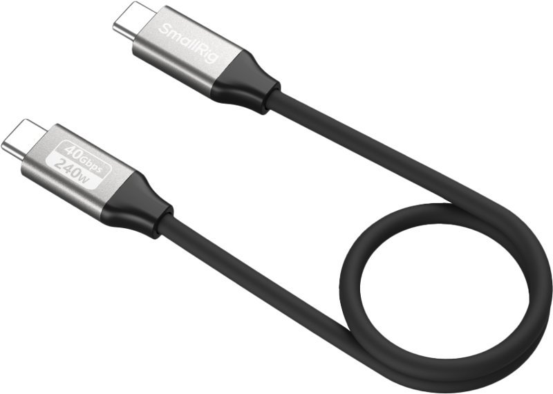 SmallRig 5073 - kabel USB-C do USB-C, 35cm, 40Gbps, 240W, 8K