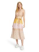Sukienki - CARTOON Sukienka w kolorze beżowo-żółtym - miniaturka - grafika 1