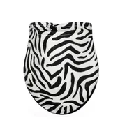 Śliniaki i fartuszki - Materiałowy śliniak-bandana T-TOMI Zebra Skin - miniaturka - grafika 1