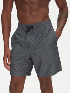 Guess Szorty kąpielowe F5GT00 WG2D2 Czarny Regular Fit - Kąpielówki męskie - miniaturka - grafika 1