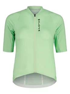 Maloja Koszulka kolarska w kolorze zielonym - Koszulki sportowe damskie - miniaturka - grafika 1