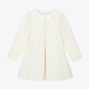 Tweedowa elegancka sukienka AYALA ekri - Sukienki i spódniczki dla dziewczynek - miniaturka - grafika 1