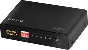 LogiLink Splitter 4xHDMI 4K, 60Hz, EDID - Rozgałęźniki - miniaturka - grafika 1
