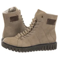 Botki damskie - Botki Beżowe Y3421-20 Beige (RI222-a) Rieker - miniaturka - grafika 1