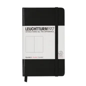 Notesy i bloczki - Leuchtturm, Notes Pocket, 185 stron, gładki, czarny - miniaturka - grafika 1