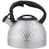 Czajniki na gaz - KLAUSBERG KB-7642 CZAJNIK STALOWY Z GWIZDKIEM 3L  - miniaturka - grafika 1