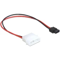 Kable komputerowe i do monitorów - Delock Kabel do dysku ZASILAJĄCY MOLEX M ->SATA F SLIM 6PIN 24CM (82913) - miniaturka - grafika 1