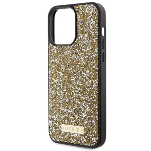 Etui Guess Rhinestone Metal Logo na iPhone 15 Pro Max - żółte - Etui i futerały do telefonów - miniaturka - grafika 6