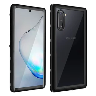 Etui Ochronne Samsung Galaxy Note 10 Wodoodporne 2M Zabezpieczenie Ekranu Czarne - Etui i futerały do telefonów - miniaturka - grafika 1