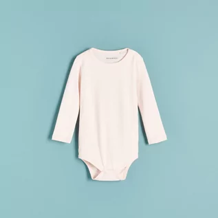 Body dla niemowląt - Reserved Reserved - 2 pack body z ażurowym wzorem - Biały - grafika 1