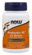 Układ pokarmowy - Now® Foods NOW Probiotic-10, probiotyki, 25 miliard CFU, szczepy 10, kapsułki ziołowe 50 - miniaturka - grafika 1