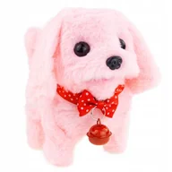 Zabawki interaktywne dla dzieci - Interaktywny Piesek Szczeniaczek Zabawka Różowy Chodzi Szczeka - miniaturka - grafika 1
