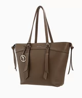 Torebki damskie - PUCCINI Damska torebka typu shopper o klasycznym fasonie taupe - miniaturka - grafika 1