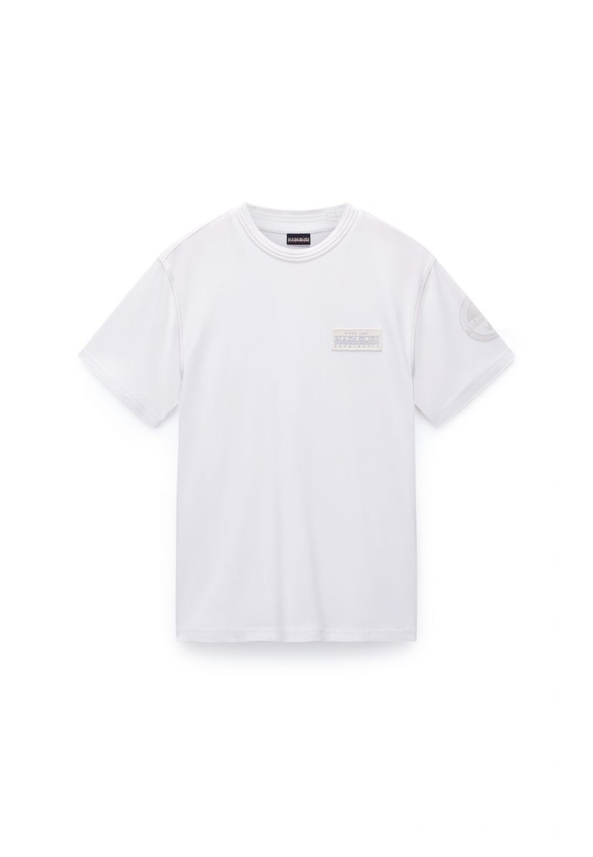 t-shirt uomo napapijri s-amundsen 1 - np0a4in8 2061 white heron