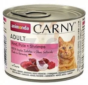 Animonda Carny Adult, 6 x 200 g - Wołowina i kurczak - Mokra karma dla kotów - miniaturka - grafika 1