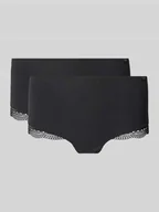 Majtki damskie - Majtki z koronką szydełkową model ‘Classic Cotton’ - miniaturka - grafika 1