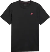 Koszulki męskie - Koszulka Męska 4F T-shirt Z Logo Regular Czarny 4FWMM00TTSHM3341 Czarny 3XL - miniaturka - grafika 1