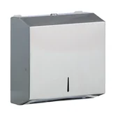 Dozowniki papieru i mydła dla firm - B2B Partner Podajnik ręczników papierowych, stal nierdzewna, 275 x 265 x 100 mm ZG-1405 - miniaturka - grafika 1