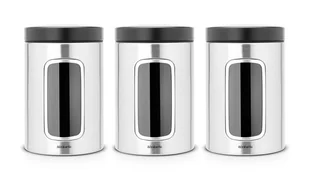 Brabantia Zestaw 3 pojemników 1,4 L 247286 - Pojemniki kuchenne - miniaturka - grafika 1