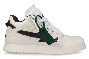 Off-White Trampki wysokie SPONGE  skóra cielęca - Trampki damskie - miniaturka - grafika 1