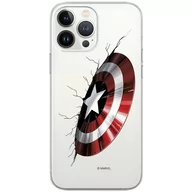 Etui i futerały do telefonów - Etui Marvel dedykowane do Iphone 12 Mini, wzór: Kapitan Ameryka 023 Etui częściowo przeźroczyste, oryginalne i oficjalnie licencjonowane - miniaturka - grafika 1