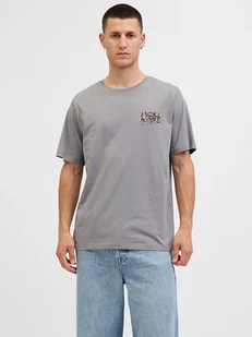 Jack & Jones Koszulka "Jjgeplas" w kolorze szarym - Koszulki męskie - miniaturka - grafika 1