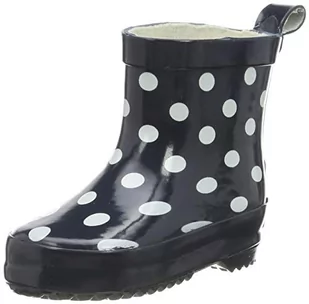 Playshoes Unisex dziecięce kalosze półcholewka biedronka, morski, 23 EU - Buty dla dziewczynek - miniaturka - grafika 1