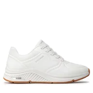 Sneakersy damskie - Sneakersy Skechers Mile Makers 155570/WHT Biały - miniaturka - grafika 1