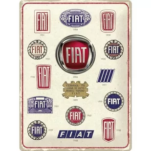 23297 Plakat 30x40 Fiat Logo Evolution - Tablice i flipcharty - miniaturka - grafika 1