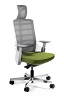 Fotele i krzesła biurowe - Fotel biurowy, obrotowy, Spinelly, biały, olive - miniaturka - grafika 1