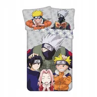 Pościel dla dzieci - Pościel Naruto Shippuden Grey 140x200 Bawełna - miniaturka - grafika 1