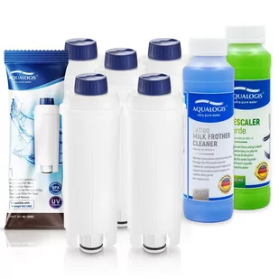 Zestaw Delonghi Aqualogis AL-S002 5szt, Verde 250ml, Latteo 250ml - Akcesoria i części do ekspresów do kawy - miniaturka - grafika 1