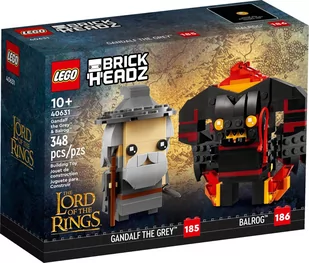 Lego BrickHeadz - Gandalf Szary i Balrog 40631 - Klocki - miniaturka - grafika 1