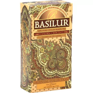 BASILUR BASILUR Herbata Oriental Collection Golden Crescent 25 x 1,5g WIKR-990055 - Kawa w kapsułkach i saszetkach - miniaturka - grafika 1