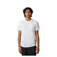 Koszulki męskie - T-SHIRT FOX LEVEL UP PKT WHITE - miniaturka - grafika 1
