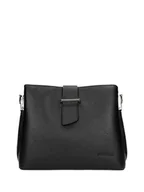 Torebki damskie - Wojas Skórzana torebka w kolorze czarnym - 25,5 x 21 x 12 cm - miniaturka - grafika 1