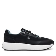 Sneakersy męskie - Sneakersy Calvin Klein Jeans Athleisure Runner Tech Ripstop YM0YM01205 Czarny - miniaturka - grafika 1