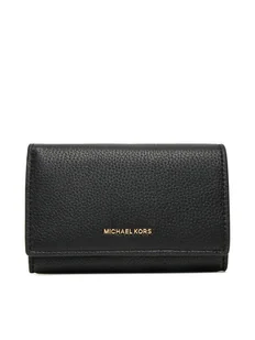 MICHAEL Michael Kors Duży Portfel Damski 32T5GJ6D9L Czarny - Portfele - miniaturka - grafika 1