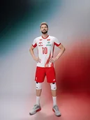 Koszulki męskie - 4F Koszulka meczowa replika domowa z możliwością personalizacji męska 4F x Polska Siatkówka - biała 3XL - miniaturka - grafika 1