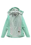 Kurtki damskie - Jack Wolfskin Jwp damska kurtka hardshellowa zielony Pacific Green XXL - miniaturka - grafika 1