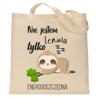 Folia, papier śniadaniowy, serwetki - Torba bawełniana na zakupy 210 g/m² z nadrukiem groszki - miniaturka - grafika 1