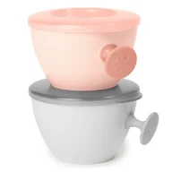 Pojemniki kuchenne - Skip Hop Zestaw misek Easy-Grab Grey/Soft Coral - miniaturka - grafika 1