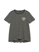 Koszulki i topy damskie - Vero Moda Koszulka w kolorze czarnym - miniaturka - grafika 1