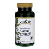 Odchudzanie i oczyszczanie - Swanson, Usa Full Spectrum Coleus Forskohli (Pokrzywa indyjska) 400mg - suplement diety 60 kaps. - miniaturka - grafika 1