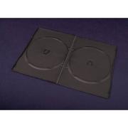 Pudełka i akcesoria na płyty CD - Esperanza 3037 Pudełko na 2 dvd ultra slim czarne 7 mm.) - miniaturka - grafika 1